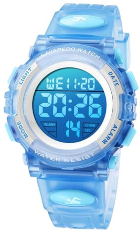BEN NEVIS Digital Uhren für Kinder Jungen - Wasserdicht Sports Outdoor Digitaluhr Silikon Armbanduhr mit Wecker/Stoppuhr/LED-Licht/Stoßfest/Datum,Elektronische Kinderuhren