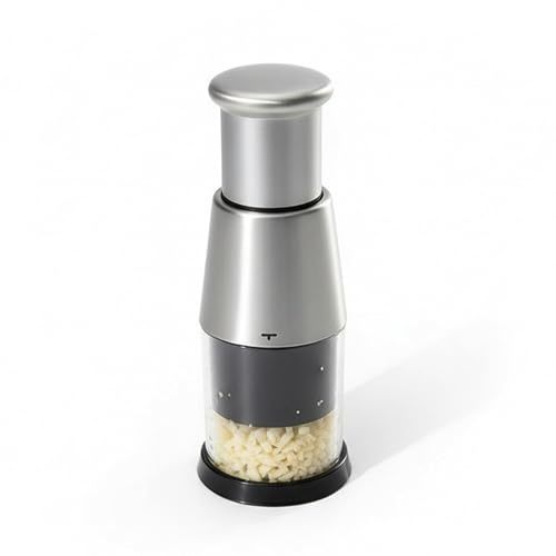 Tritatutto Manuale, Schiaccia Aglio Acciaio Inoxb, Taglia Cipolle, Compact Mini Dicer Food Chopper Onion, Cipolle Per Pressato, Trito Schiacciato Per Tritare, Non Si Deforma Facilmente, Per Peperoni