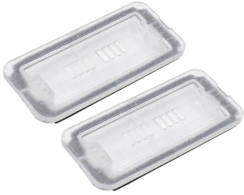 BIAREN 2x Rear Number Plate Lamp Light Lens Cover For Fiat 500 Abarth 500 (2007-2022) 51800482