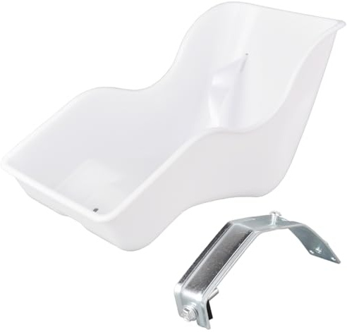 Otbushit Siège de vélo de poupée, Fixation siège vélo poupée avec Support en métal, Accessoire Amusant pour Enfants Blanc