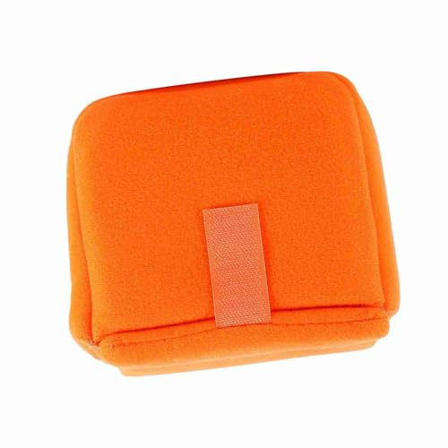 AOWINHIT DSLR-Kamerataschen-Einsatzpolster mit Hochwertigem, Stoßfestem Samtschutz für Fotografen und Reisebegeisterte (Orange)