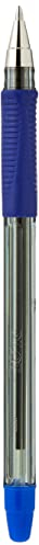 Pilot BPS GP Kugelschreiber 12 Stück gummierter Griff M 1,0 mm Schreibspitze 0,4 mm Strichbreite 12 Stück blau