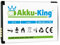 Akku-King Akku kompatibel mit Motorola BT50, BQ50 - Li-Ion 1000mAh - für C160, C193, C290, C975, C980