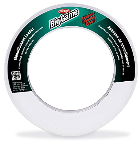 Berkley Big Game Leaders - Filo da Pesca, 60 lb, Colore: Trasparente