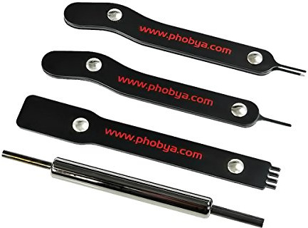 Phobya 0 Molex Extractor Kit (Sleeving Tool) Modding Pin per connettori