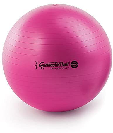 PEZZI MAXAFE Gymnastikball Pezziball Therapieball 75 cm Fitness Ball Rubin
