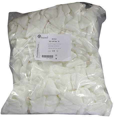 Mulltupfer FES Tupf Nr.15 Unsteril 2lage 15x15 cm