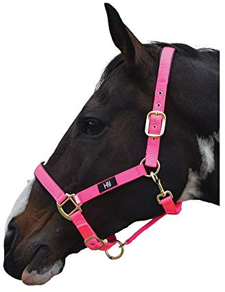 Hy Grand Prix Head Collar (Pony) (Hot Pink)