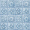 UGEPA Vinyltapete, blau, L143-01