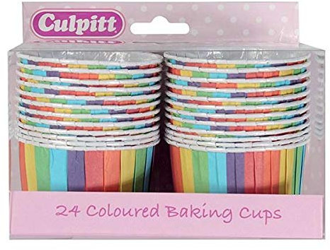 Rainbow Baking Cups - Culpitt - 24PK