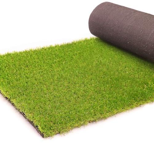 LUCATEX - Cesped artificial 2x10 metros 20mm GUIMARAS - calidad profesional - cesped artificial piscinas piscinas desmontables, cesped artificial terraza- fácil instalación - alta densidad