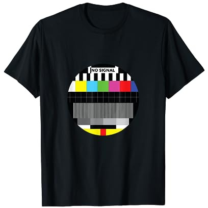 Altes No Signal TV Fernseh Testbild Kein Signal T-Shirt