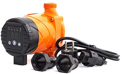 COTCLO Heizungspumpe Umwälzpumpe Hocheffizienzpumpe Klasse A SK Auto 20-6BP/130 LPS (130 mm = Einbauhöhe) Förderhöhe 6m