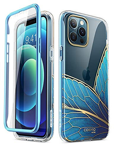 i-Blason Cosmo Series Slim Full-Body Protective Case for 6.7-Inch iPhone 12 Pro Max (2020 Release), Butterfly