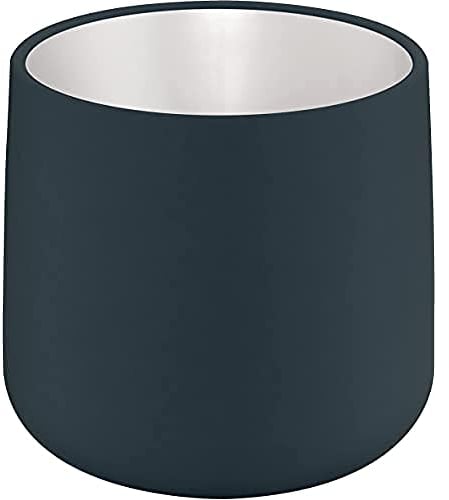 Leitz Vaso in Ceramica da Interno, Adatto per Casa/Ufficio, Elegante Fioriera da Tavolo Contemporanea Luminosa, Gamma Cosy, Grigio Velluto