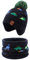 XIAOHAWANG Baby Strickmütze Winter Babymütze Junge Warme Kindermütze Junge Beanie Mütze Dicke Wintermütze für Herbst,Winter (Bunte Dinosaurier(Hut+Schal), 4-7Jahren)