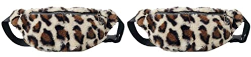 VALICLUD 2 STK Gürteltasche Bauchtasche Reisen Leopardenmuster Umhängetasche