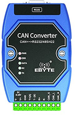 CAN zu serieller Protokoll-Konverter kann auf RS485 RS232 RS422 ECAN-401S DC 8?28V eingebauter Watchdog breiter Baudratebereich