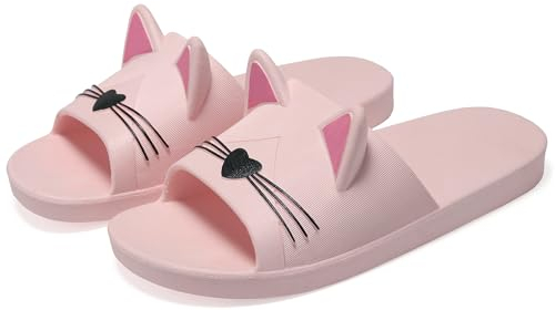 Vunavueya Ragazzi Infradito e Ciabatte da Spiaggia Ragazze Pantofole da Mare e Piscina Bambini Estive Sandali a Punta Aperta Ice Rosa 30/31 EU(210CN)