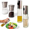 Aceiteras anigoteo spray y Molinillos Pimienta y Sal. Pulverizador Aceite y Vinagre mas Pimentero y Salero. Aceitera Antigoteo para Freidora de Aire