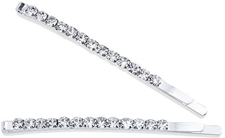 Fermagli per Capelli Strass, 12 Pezzi Mollette per Capelli con Strass, Diamante Mollette per Capelli Cristallo Forcine Perni, Strass Perni di Capelli Barrette per Festa Quotidiana da Sposa