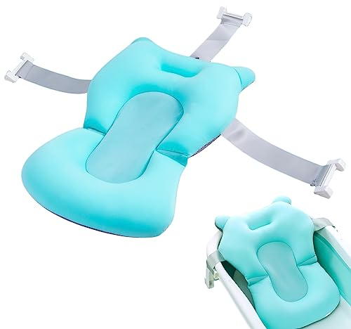 Seggiolino per vasca da bagno per neonati: seggiolino per vasca da bagno per neonati, con cintura di sicurezza, seggiolino per neonati da 0 a 18 mesi