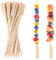Spieße Fingerfood, Abeillo 100 x 20cm Cocktailspieße, Holz Cocktail Sticks Cocktail Spieße Cocktail, Bambus Spieße, Zahnstocher Cocktail-Picks, Partyspieße, Spiesse für Obst Snacks Fingerfood