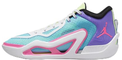 Nike Tatum 1 Basketballschuhe (FV0169-400, Lagoon Pulse/Psychic Purple/White), Lagoon Pulse/Psychic Purple/White, 44 EU