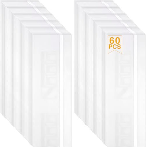 60 Pack Window Fly Traps, Window Fly Stickers Indoor, Sticky Fly Traps, Fly Catcher for Home