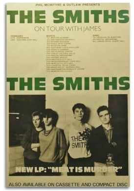 The Smith Poster auf Leinwand, Wandkunstdruck, ästhetisches Wohnzimmer-Dekor, Malposter für Zuhause, Büro, Dekorationen, 30 x 45 cm