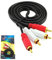 Cavo adattatore stereo da 2RCA maschio a 2 maschio per musica stereo, cavo AUX per altoparlanti audio, amplificatore portatile, cavo stereo da 2 RCA maschio a 2 RCA maschio