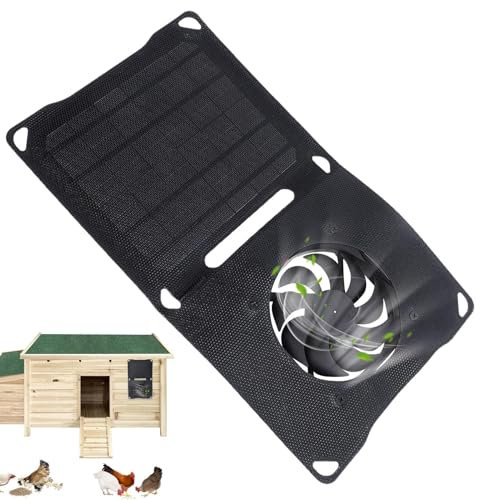 Solar-Powered Car Exhaust Fan - Vehicle Window Ventilator, Solar Air Circulation Fan | Automotive Odor Removal, SUV, Truck, Caravan Air Vent, Solar Car Accessory, Solar-Powered Ventilation