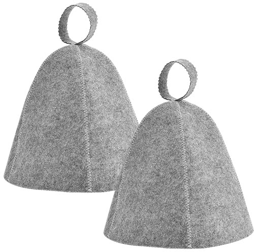 2PCS Sauna Hat, Sauna Cap for Women and Men, Steam Room Essential Parts, Sauna Hats for Sauna Hot Spring Bathroom and Steam Room