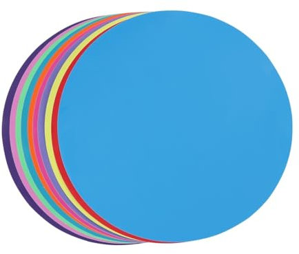 Veemoon 10Stücke Farbiges Abwischbares Punkt Selbstklebende Vinyl Für Whiteboard Abnehmbare Dots Für Schule Training Und Kreative Anwendungen Verschiedene