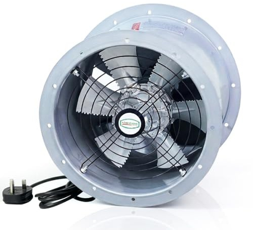 Canopy Axial Fan 400mm (16) – High Airflow 10000m³/h, 1500W Copper Motor, IP54 Rated – Industrial Exhaust Fan