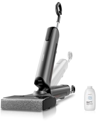 uwant D700 Aspirateur Laveur, Détection Intelligente des Taches, Design Plat à 180°, Nettoyage des Bords à 0mm, Station Push-in, Eau électrolysée, Aspiration 20000Pa