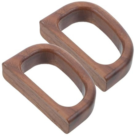CATIEBYE 2pcs Walnut Wood Handle for Coffee Cups Ergonomic Replacement Grip for Espresso Mugs Comfortable Fit for Home and Office Use Compatible with Ceramic and Glass
