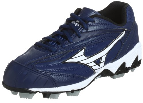 Mizuno Finch 9 Spike Low G3 - Zapatillas de Softball para Mujer, Royal Blanco., 43 EU