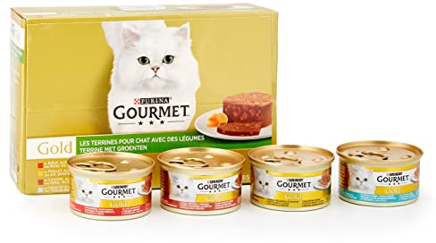GOURMET GOLD Terrines Légumes 12x85g - Lot de 8