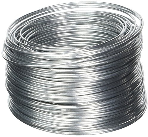 OOK #18 Galvanized Hobby Wire (110 ft Coil) | 25 lb Strength Steel Utility Wire for Garden Support, Craft Projects, Binding, Packaging & Home Improvement Use