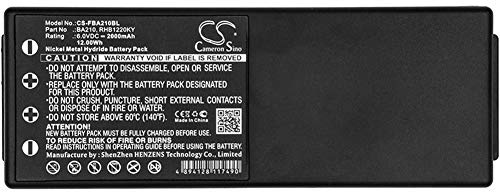 CS-FBA210BL Akku 2000mAh Kompatibel mit [HBC] BA14061, FUB10AA, FUB10XL, FUB78AA, PM471560, Radiomatic BA210040, Radiomatic BA211060, BA213020, BA214060, BA214061, FUB10XL, FUB78AA, PM458017, PM47156