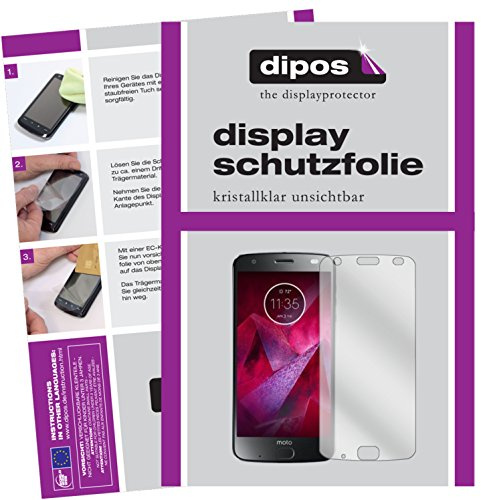 dipos I 6x Screen Protector compatible with Lenovo Moto Z2 Force Protection Films clear