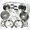 Autoparts-Online Set 60006897 Bremsen komplett Set + Radlager + Bremsschläuche vorne + hinten