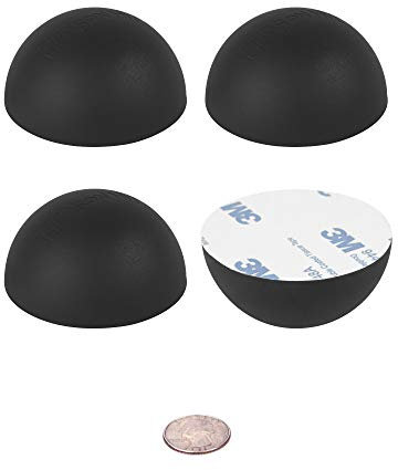 2.5 Platinum Silicone Hemisphere Bumper, Non - Skid Isolation Feet with Adhesive - 20 Duro - 4 Pack