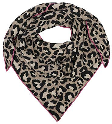 Zwillingsherz Dreieckstuch mit Kaschmir- Hochwertiger Schal im dezentem Leodesign für Damen Jungen und Mädchen - Hals-Tuch und Damenschal - Strick-Waren für Sommer und Winter pin