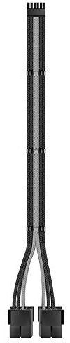 EZDIY-FAB Sleeved Kabel RTX 3000 Serie 12 Pin auf Dual 8 Pin PSU Kabelverlängerung 300 MM-Stecker für NVIDIA Ampere GEFORCE RTX 3060ti 3070 3080 FE Funder Edition-Schwarz und Grau