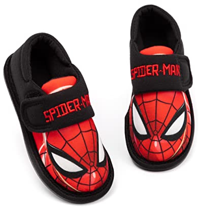 Marvel Spider-Man Hausschuhe Jungen Kinder Superheld Haus Schuhe Müßiggänger 30