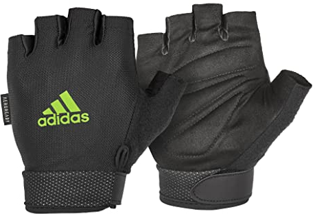 adidas Gants Ajustables Essentiels-Vert/M Unisex-Adult, Black, M