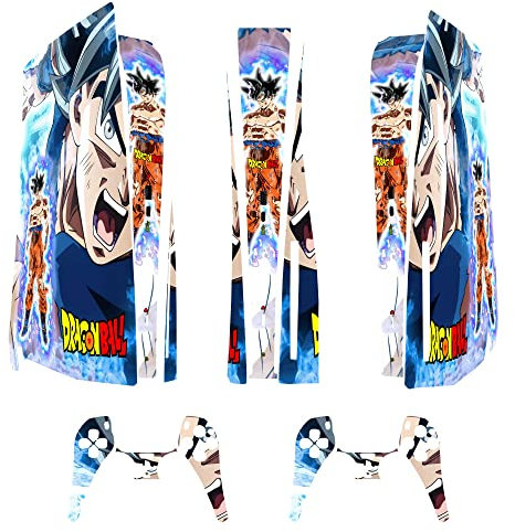 Skin Adhesivo - Compatible para PS5 - Cubierta para personalizar la Consola - Película de Vinilo Removible - Mate Satinado Calidad HD (Disk, Dragonball)