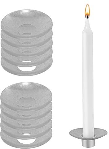 10 Stück 23 x 67 mm Tropfenfänger für Kerzen Tropfschutz Kerze Kerzentropfmanschetten für Kerzen Taufkerzen Kommunionkerzen Weihnachten